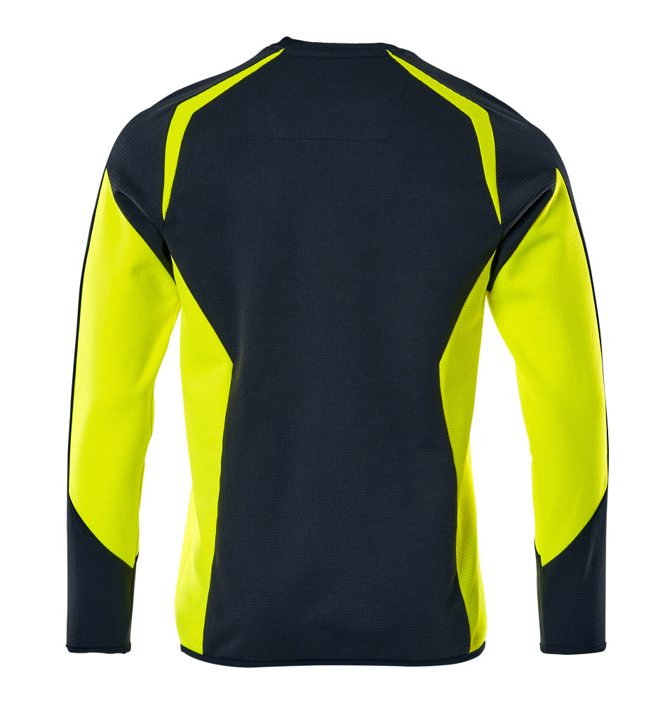 Mascot ACCELERATE SAFE  Sweatshirt 22084 dark navy/hi-vis yellow