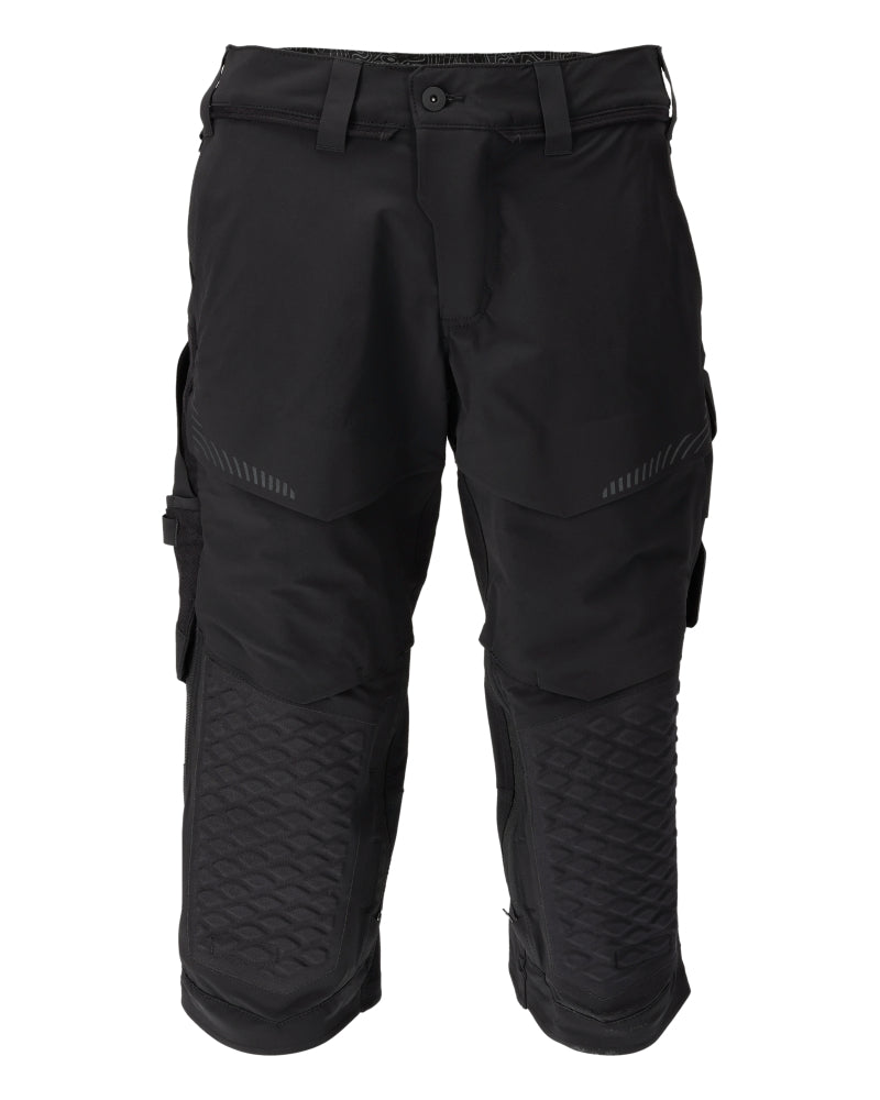 Mascot CUSTOMIZED  ¾ Length Trousers with kneepad pockets 22249 black