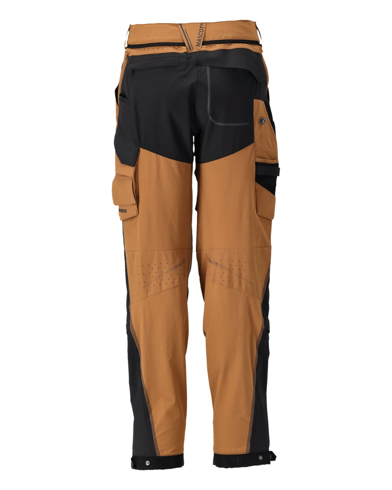 Mascot CUSTOMIZED  Trousers with kneepad pockets 22278 nut brown/black