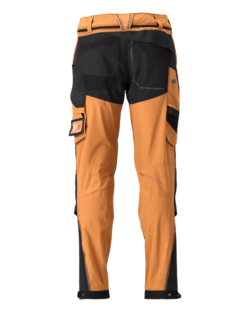 Mascot CUSTOMIZED  Trousers with kneepad pockets 22279 nut brown/black