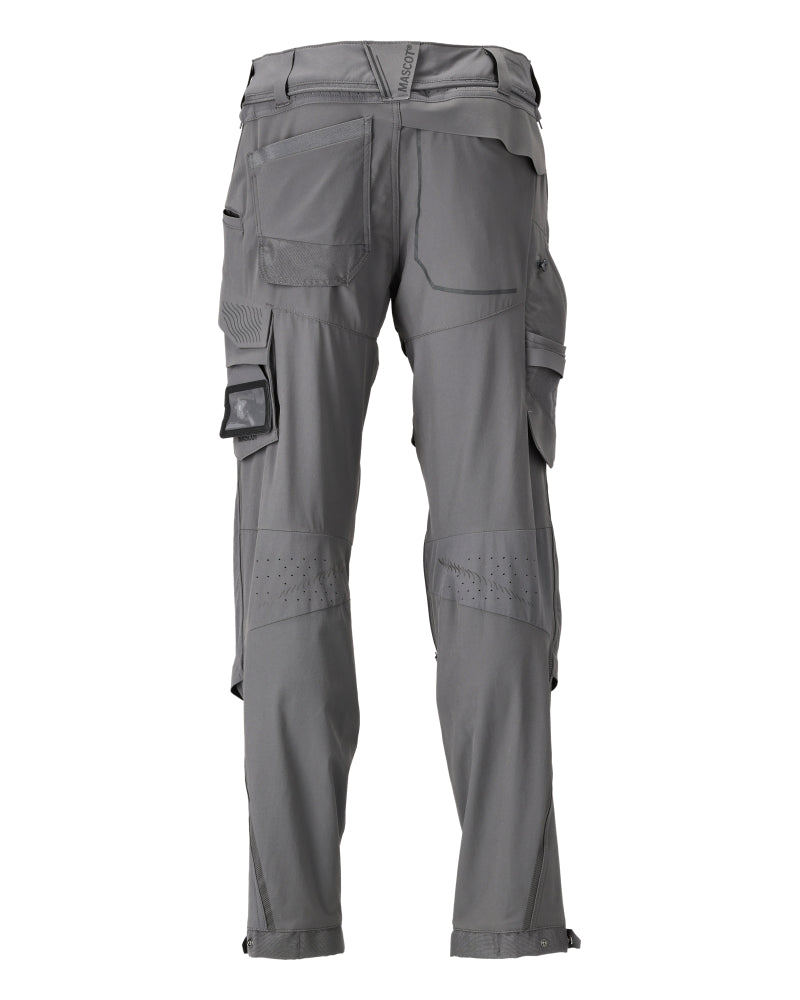 Mascot CUSTOMIZED  Trousers with kneepad pockets 22279 stone grey