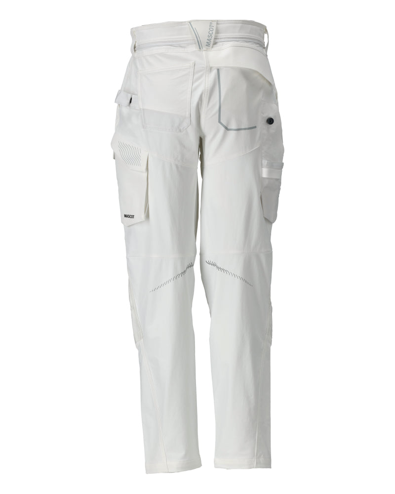 Mascotte PERSONNALISÉE Pantalon avec poches genouillères 22378 blanc