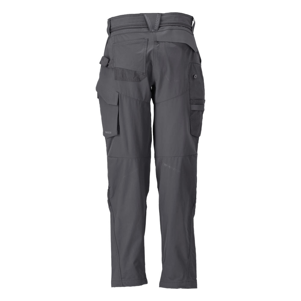 Mascotte PERSONNALISÉE Pantalon avec poches genouillères 22378 gris pierre