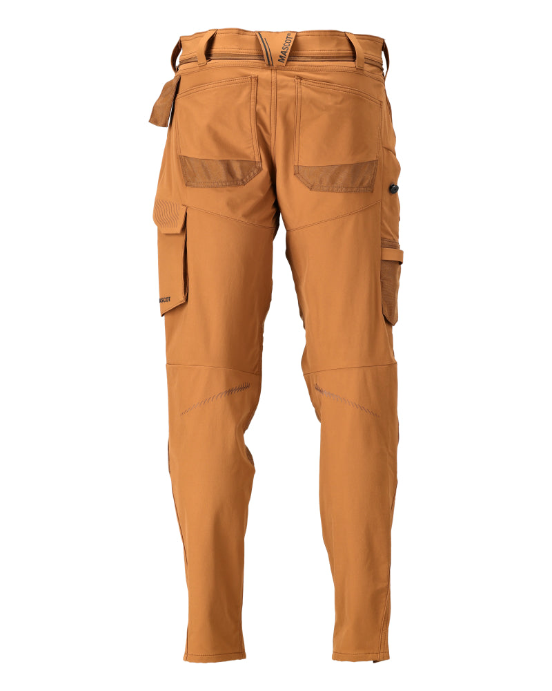 Mascotte PERSONNALISÉE Pantalon avec poches genouillères 22379 marron noisette