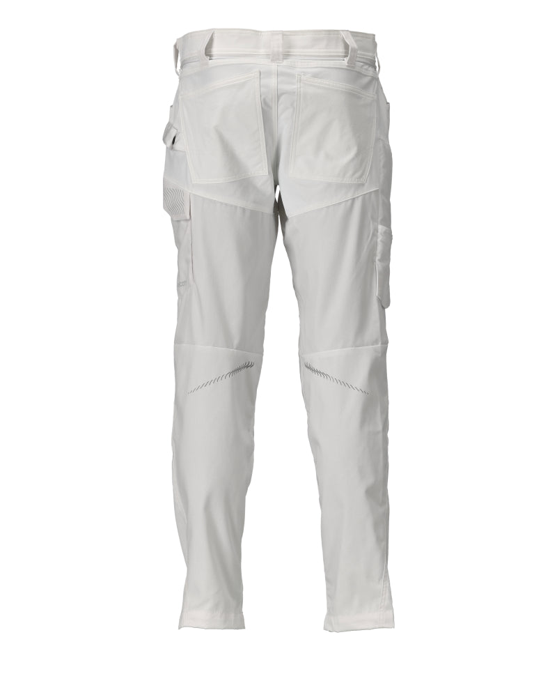 Mascotte PERSONNALISÉE Pantalon avec poches genouillères 22479 blanc