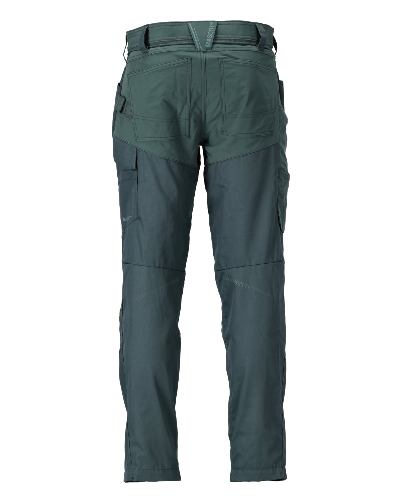 Mascotte PERSONNALISÉE Pantalon avec poches genouillères 22479 vert forêt