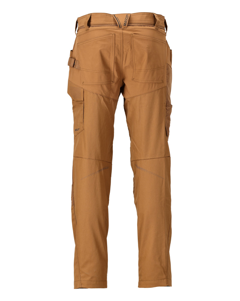 Mascot CUSTOMIZED  Trousers with kneepad pockets 22479 nut brown