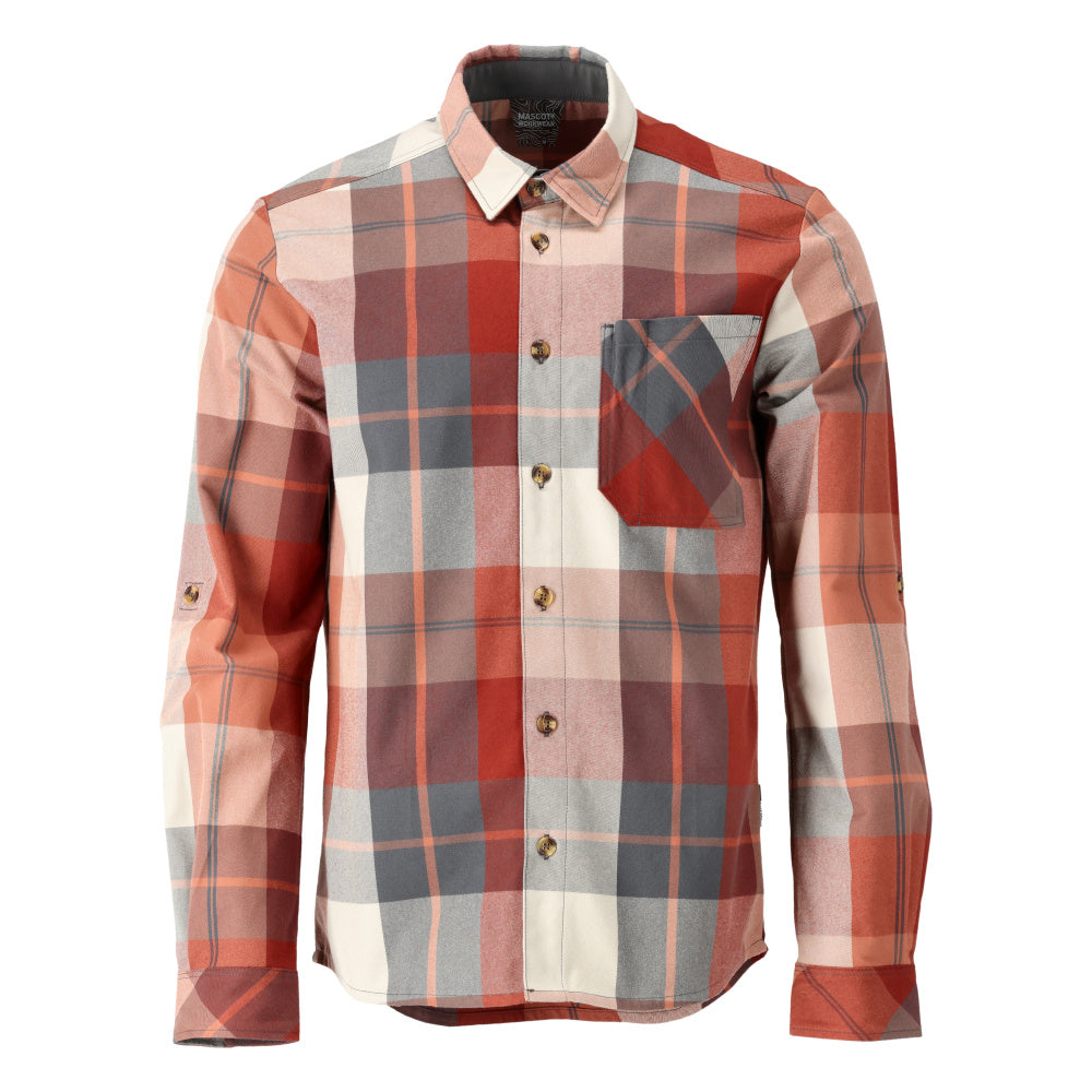 Mascot CUSTOMIZED  Flannel shirt 22904 autumn red checked
