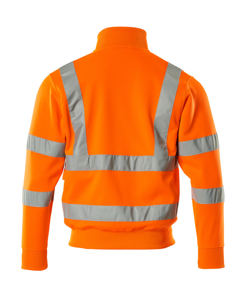 Mascot SAFE CLASSIC  Maringa Sweatshirt with zipper 50115 hi-vis orange