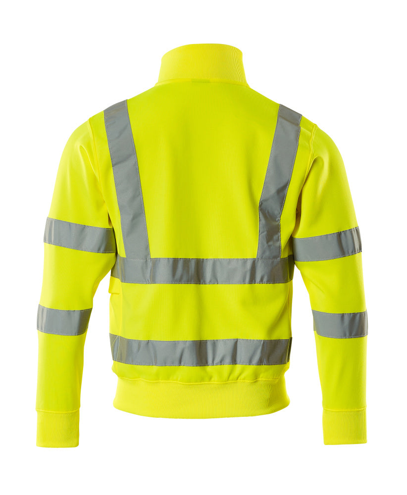 Mascot SAFE CLASSIC  Maringa Sweatshirt with zipper 50115 hi-vis yellow