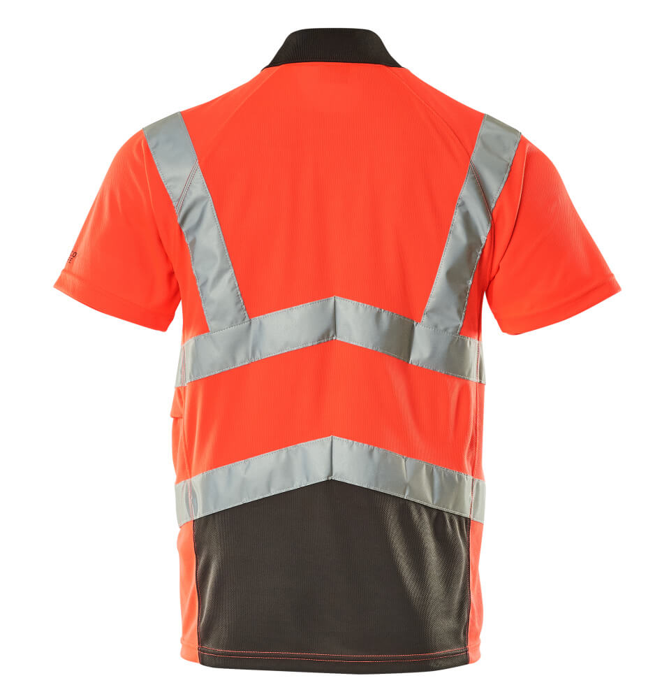 Mascot SAFE YOUNG  Anadia Polo shirt 50117 hi-vis red/dark anthracite