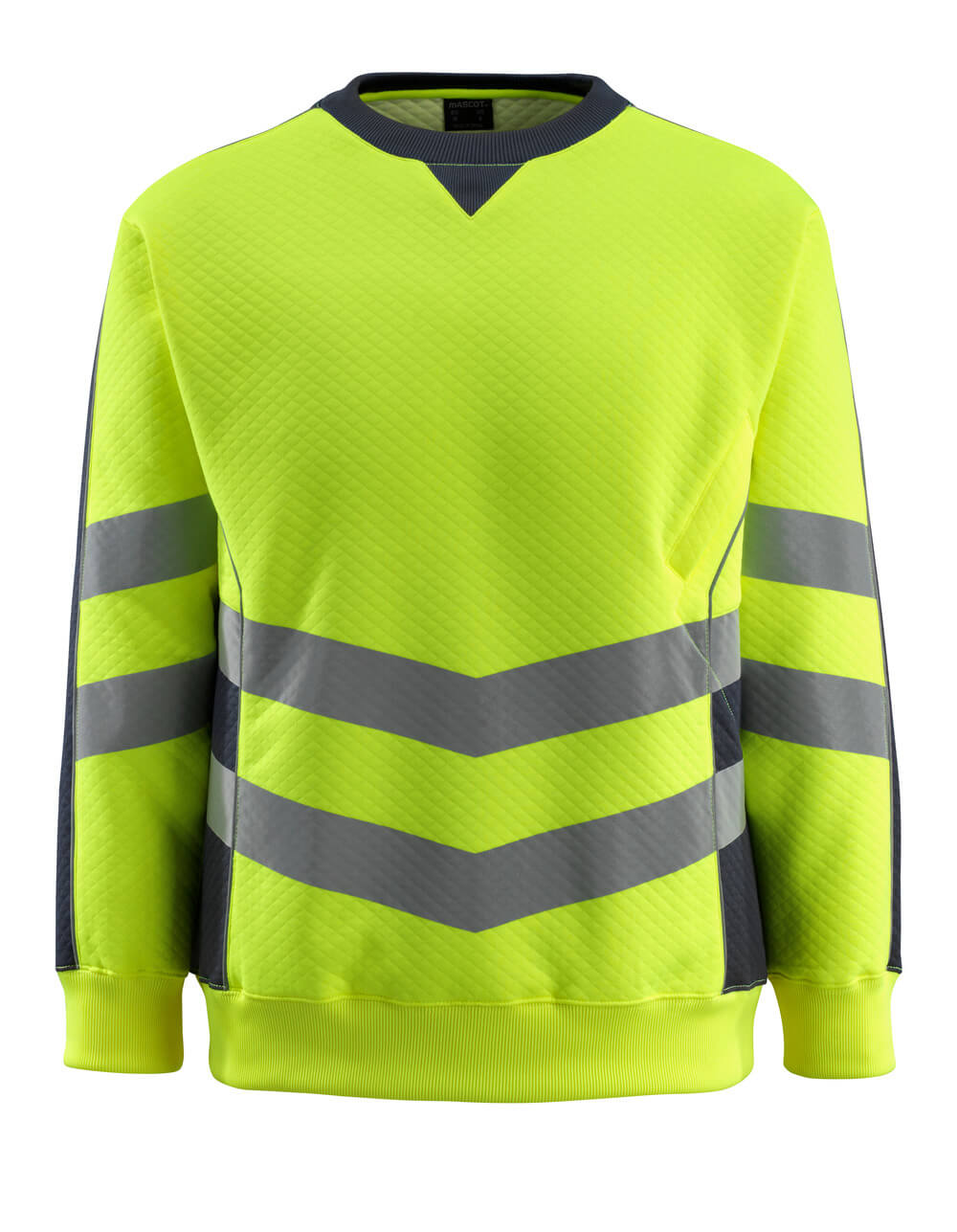 Mascot SAFE SUPREME  Wigton Sweatshirt 50126 hi-vis yellow/dark navy