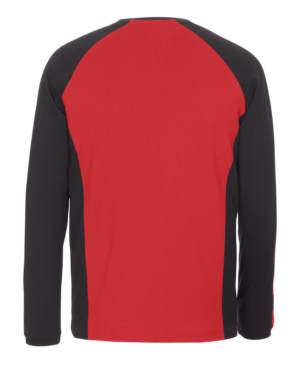 Mascot UNIQUE  Bielefeld T-shirt, long-sleeved 50568 red/black