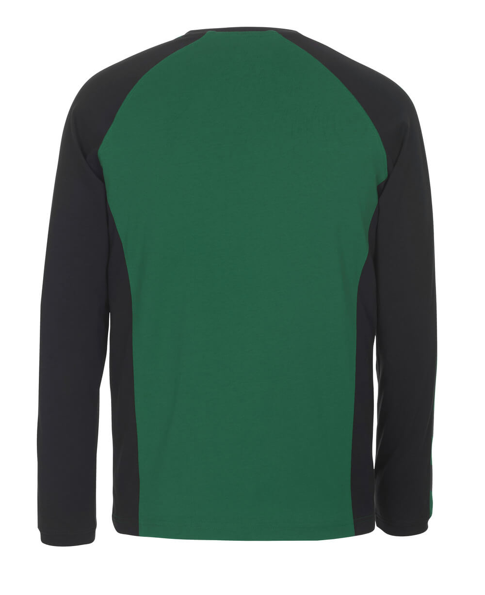 Mascot UNIQUE  Bielefeld T-shirt, long-sleeved 50568 green/black