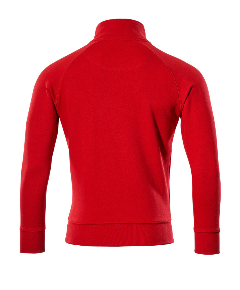 Mascot CROSSOVER  Nantes Sweatshirt with half zip 50611 traffic red