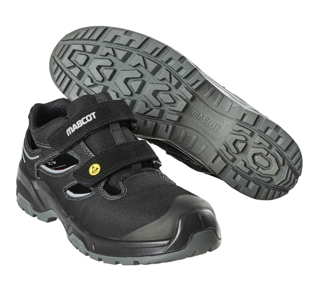 Mascot FOOTWEAR FLEX  Safety Sandal F0100 Black/Silver