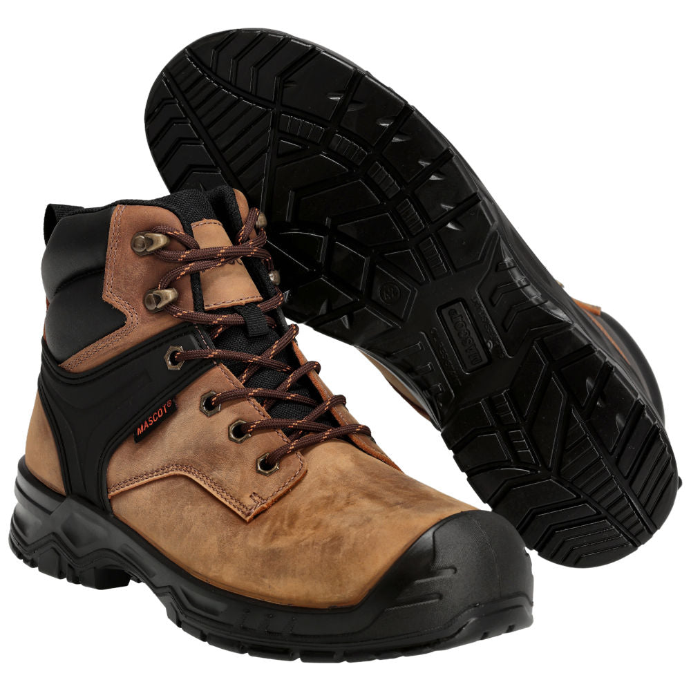 Mascot FOOTWEAR ORIGINALS  Safety Boot F1002 nut brown/black