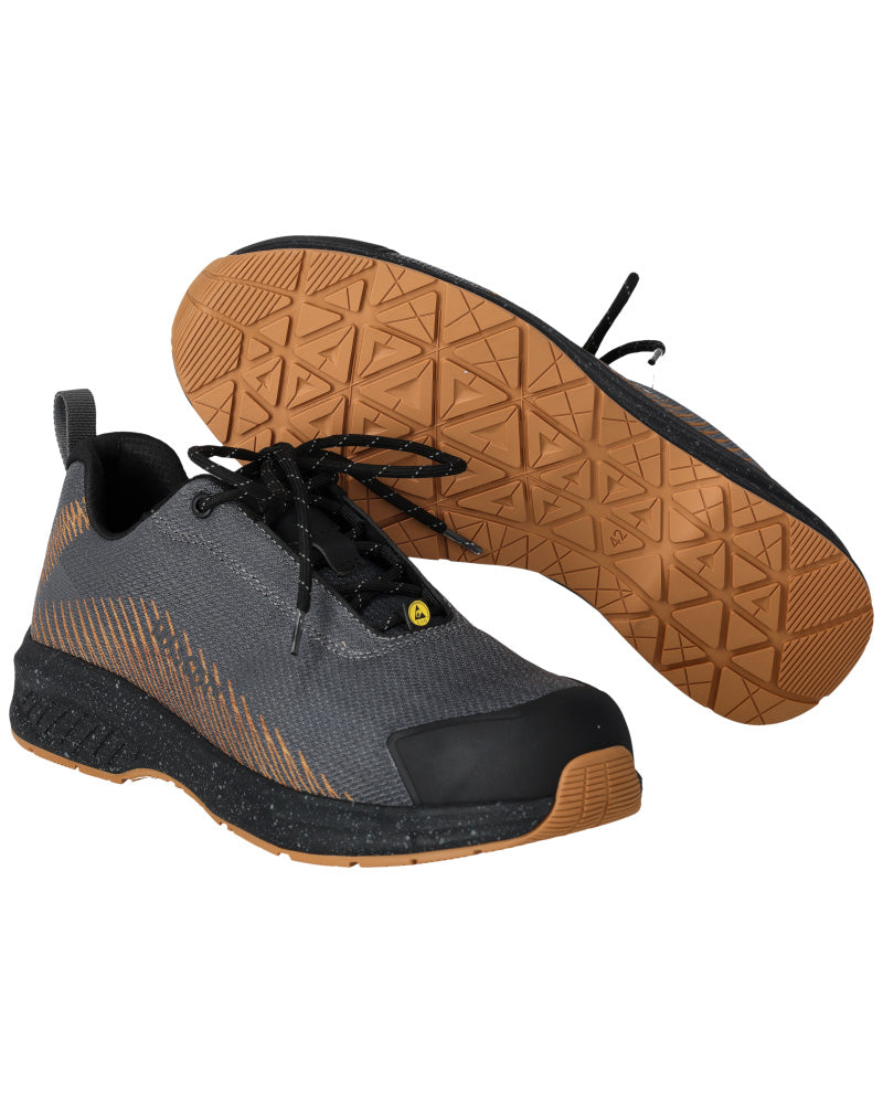 Mascot FOOTWEAR CUSTOMIZED  Safety Shoe F1600 stone grey/nut brown