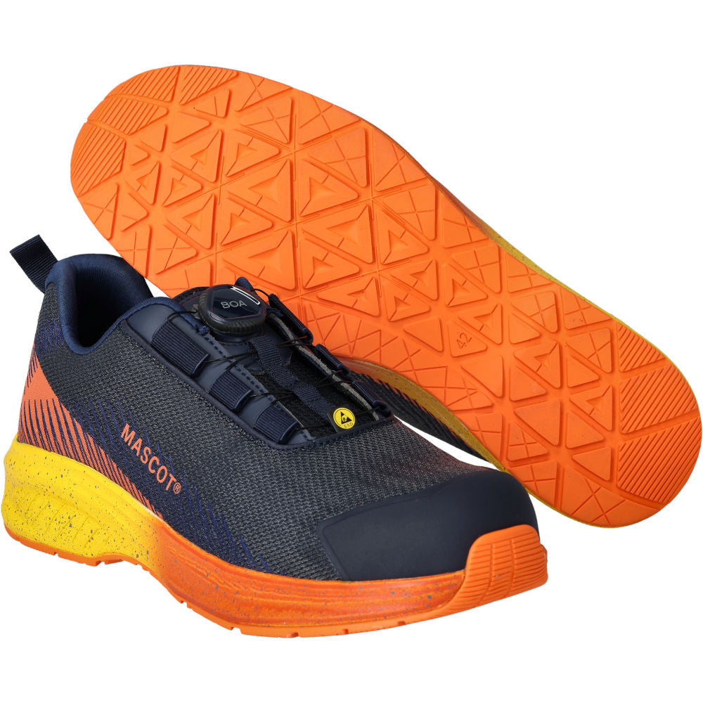 Mascot FOOTWEAR CUSTOMIZED  Safety Shoe F1601 dark navy/bright orange