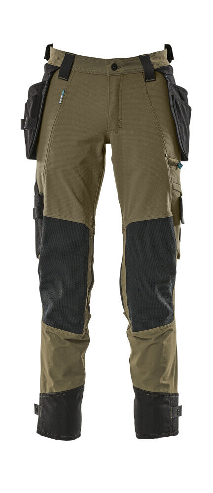 Mascot ADVANCED  Trousers with holster pockets 17031 moss green