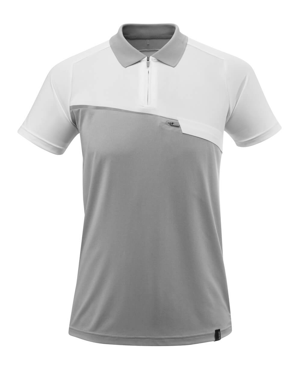 Mascot ADVANCED  Polo Shirt with chest pocket 17283 grey-flecked/white