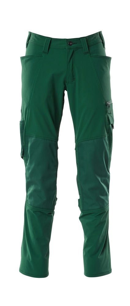 Mascot ACCELERATE Pantalon avec poches genouillères 18479 vert