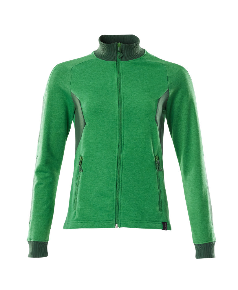 Mascot ACCELERATE  Sweatshirt with zipper 18494 grass green/green