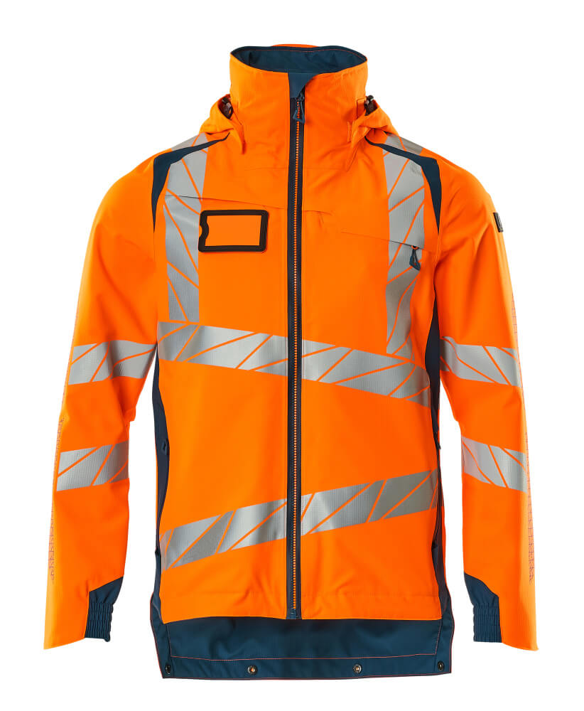 Mascot ACCELERATE SAFE  Outer Shell Jacket 19001 hi-vis orange/dark petroleum