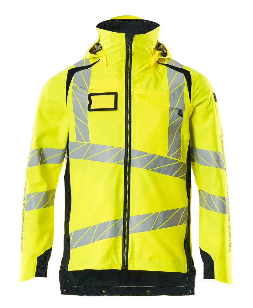 Mascot ACCELERATE SAFE  Outer Shell Jacket 19001 hi-vis yellow/dark navy