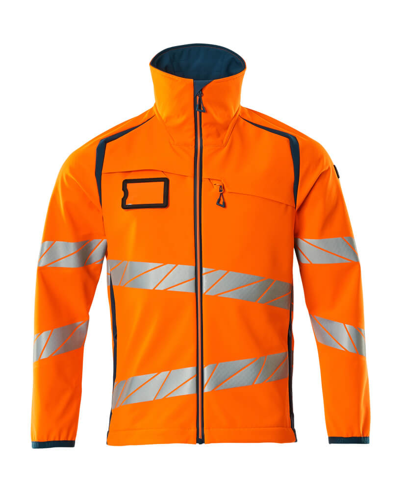 Mascot ACCELERATE SAFE  Softshell Jacket 19002 hi-vis orange/dark petroleum