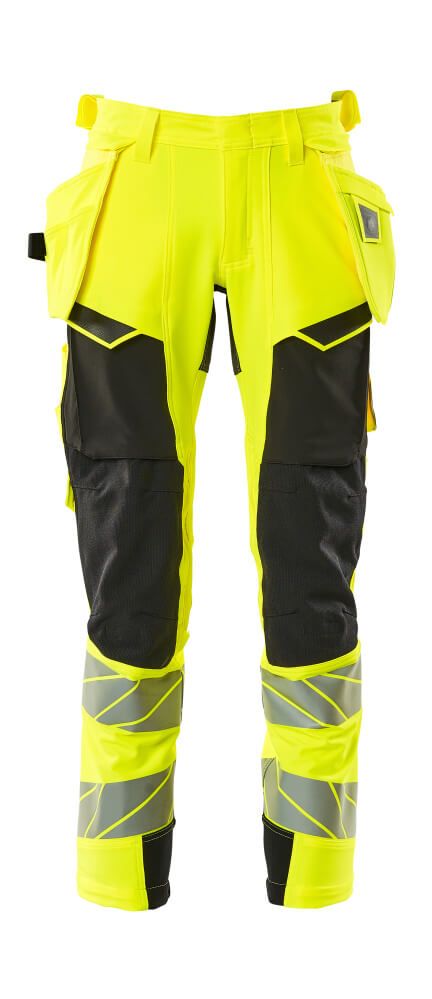 Mascot ACCELERATE SAFE  Trousers with holster pockets 19031 hi-vis yellow/black