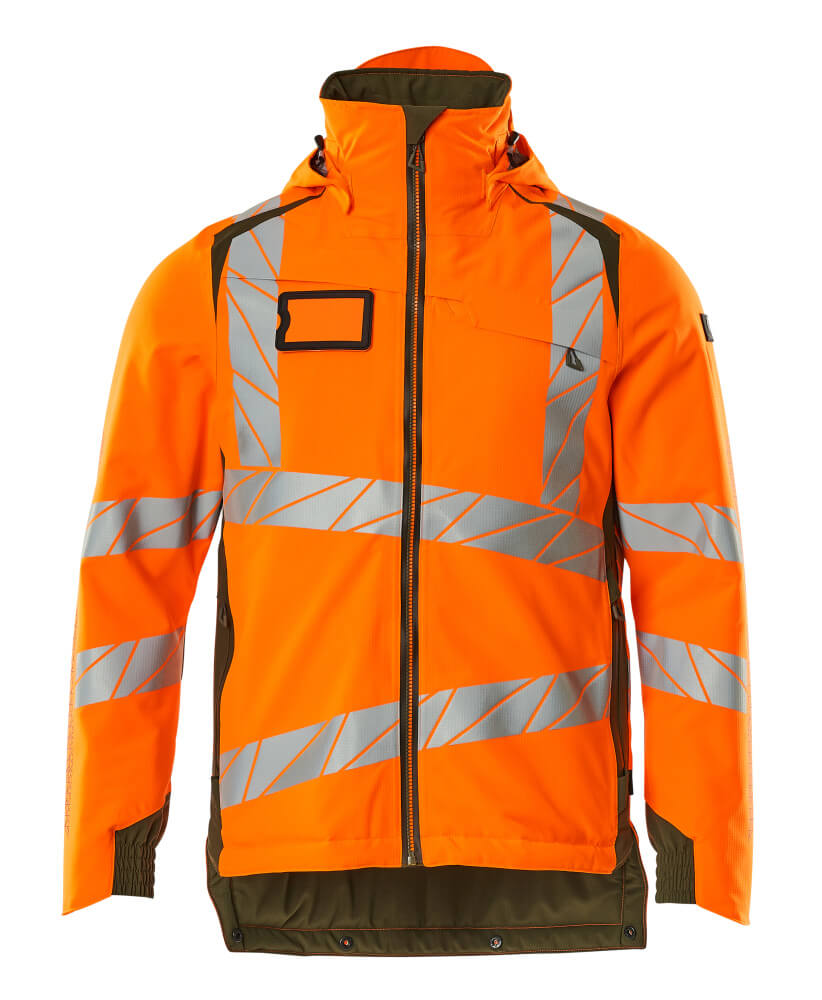 Mascot ACCELERATE SAFE  Winter Jacket 19035 hi-vis orange/moss green