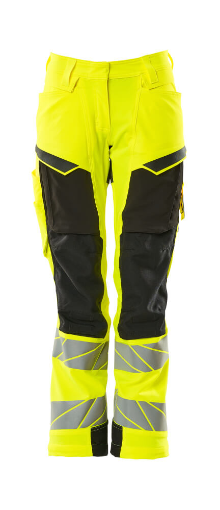 Mascot ACCELERATE SAFE  Trousers with kneepad pockets 19078 hi-vis yellow/black