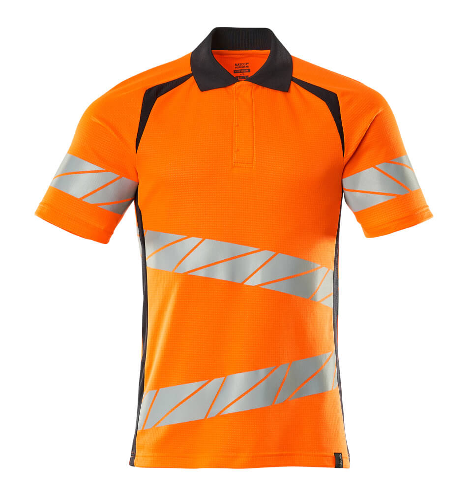 Mascot ACCELERATE SAFE  Polo shirt 19083 hi-vis orange/dark navy