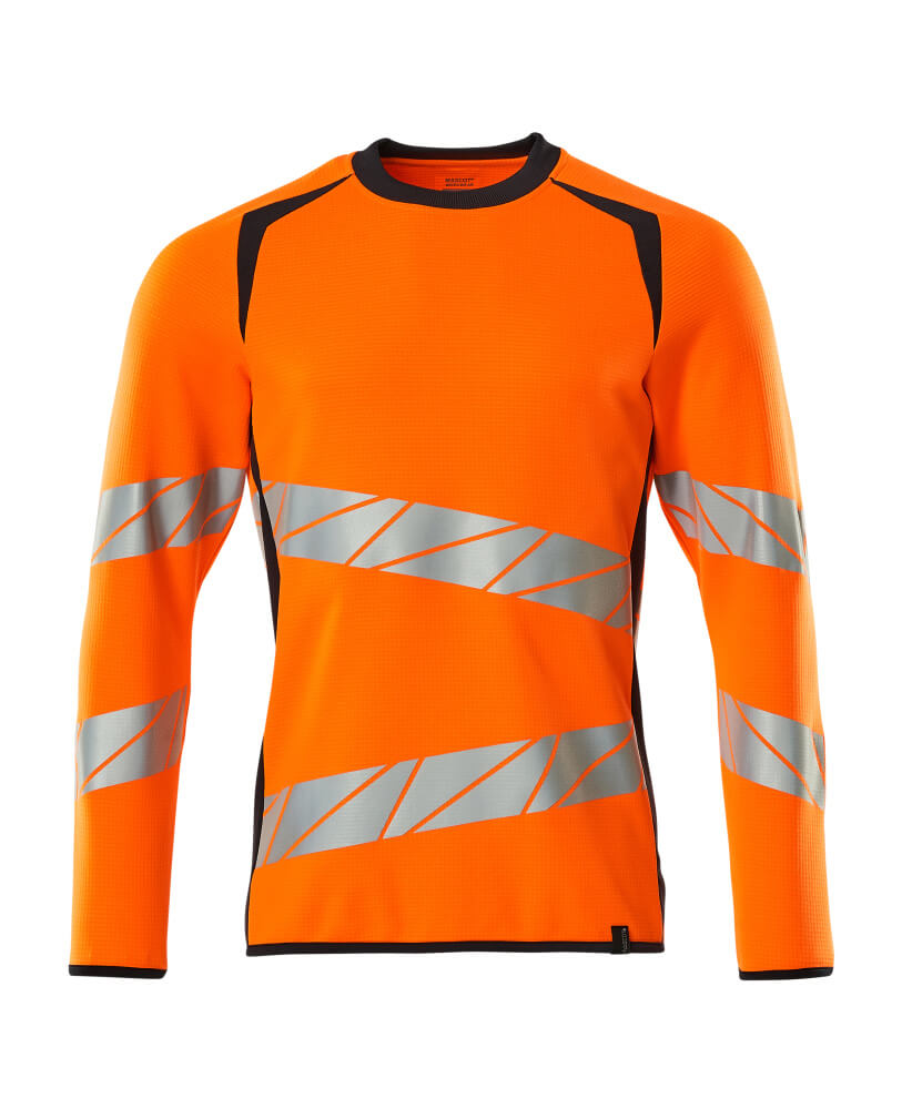 Mascot ACCELERATE SAFE  Sweatshirt 19084 hi-vis orange/dark navy