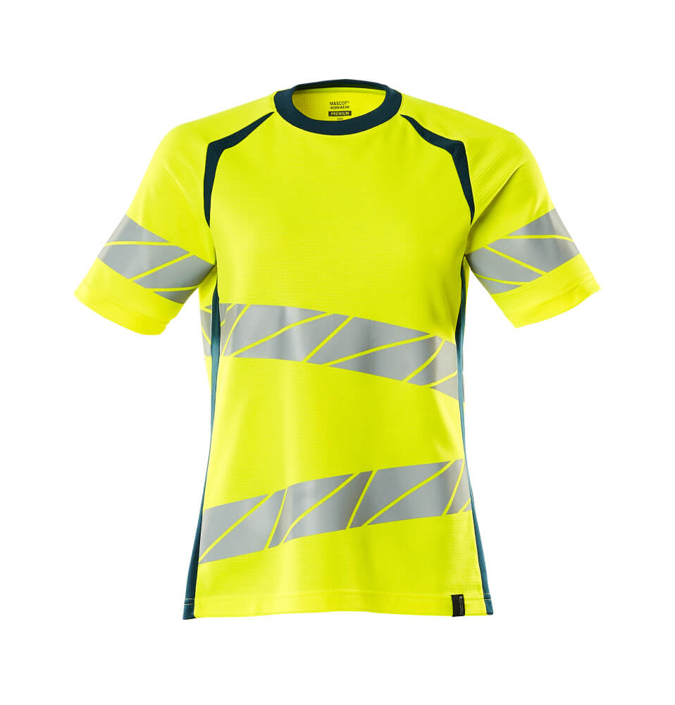 Mascot ACCELERATE SAFE  T-shirt 19092 hi-vis yellow/dark petroleum