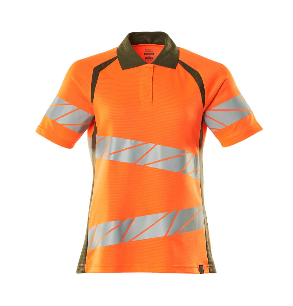 Mascot ACCELERATE SAFE  Polo shirt 19093 hi-vis orange/moss green