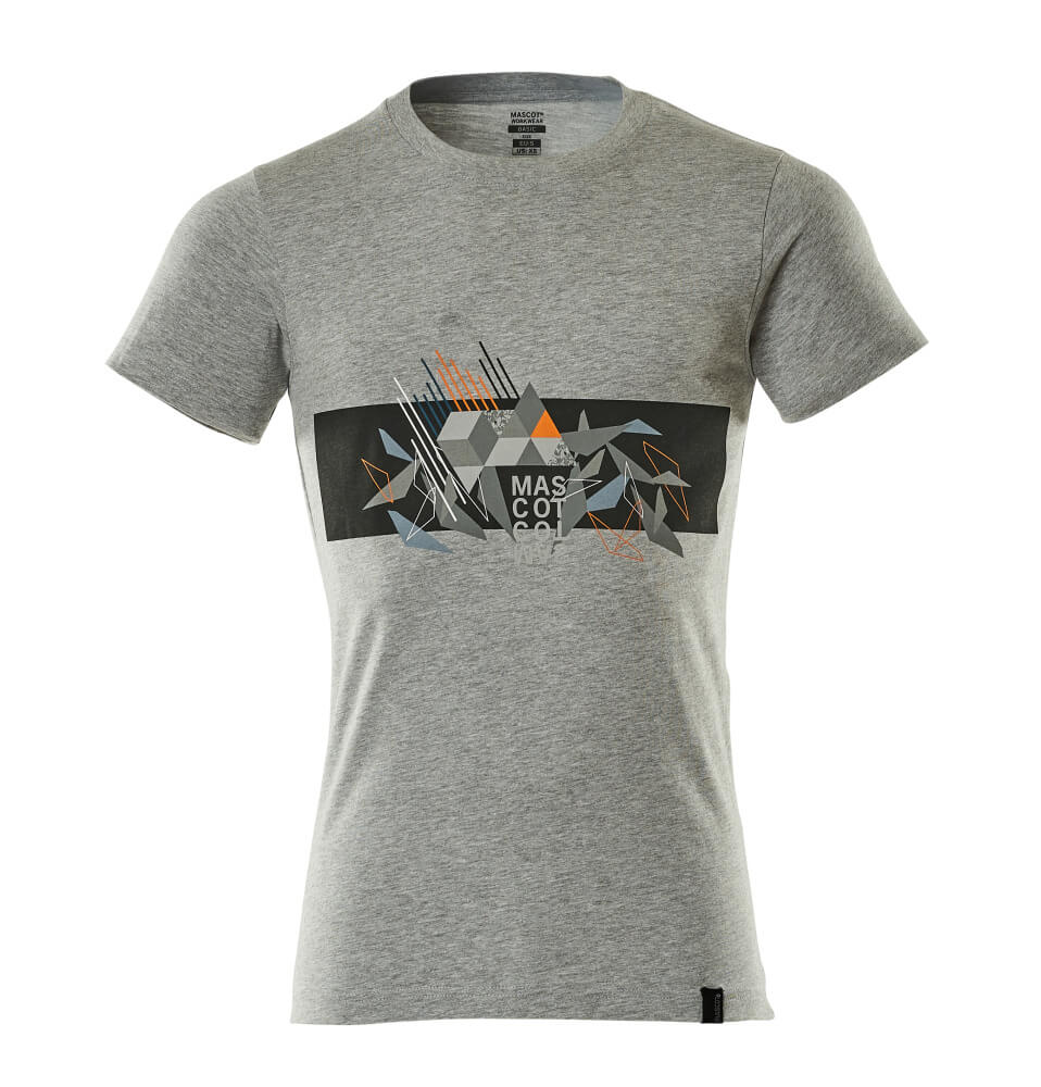 Mascot ACCELERATE SAFE  T-shirt 19182 grey-flecked/hi-vis orange