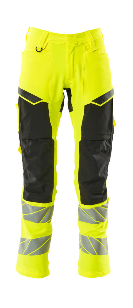 Mascot ACCELERATE SAFE  Trousers with kneepad pockets 19479 hi-vis yellow/black