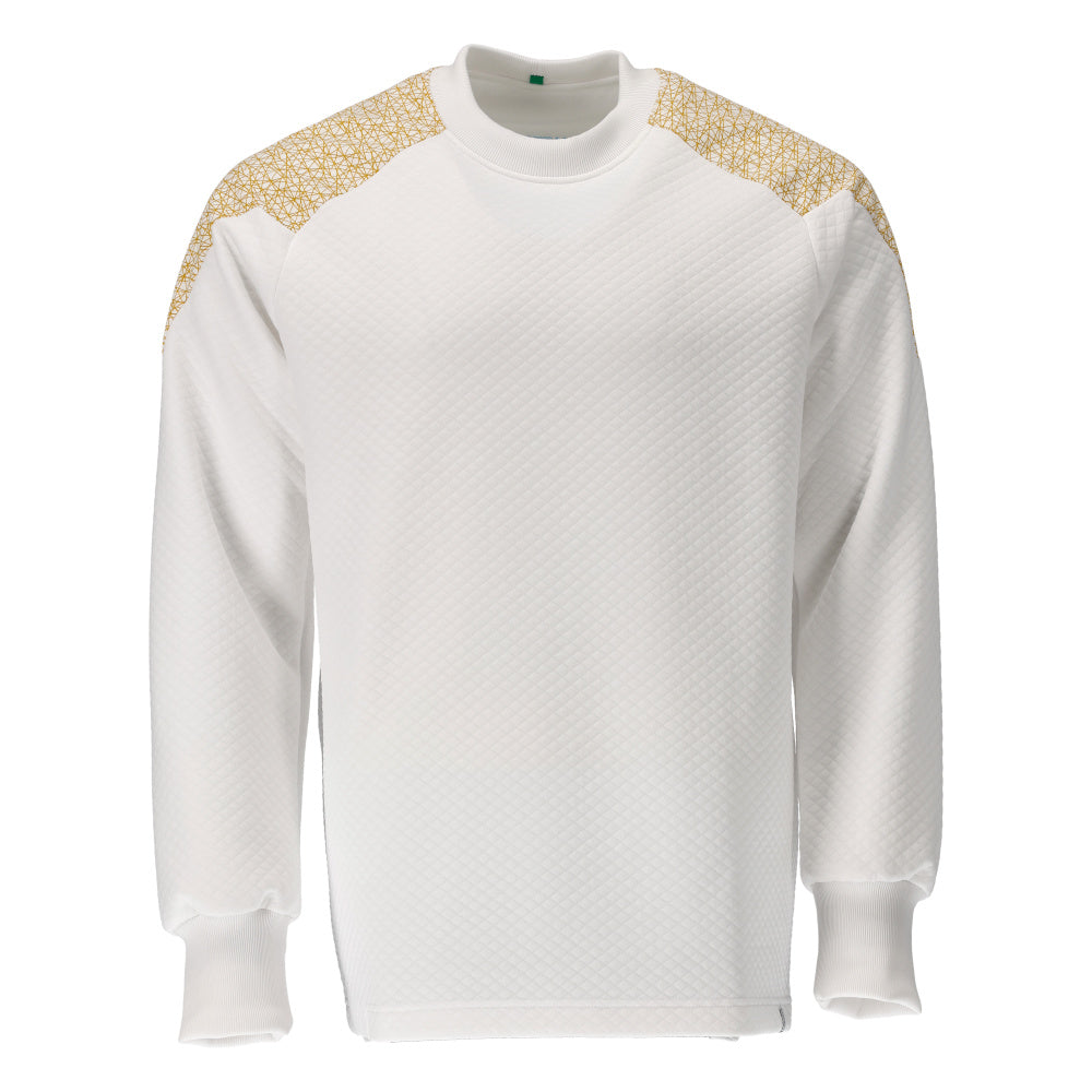 Mascot FOOD & CARE  Sweatshirt 20084 white/curry gold