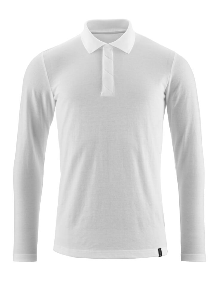 Mascot CROSSOVER  Polo Shirt, long-sleeved 20483 white