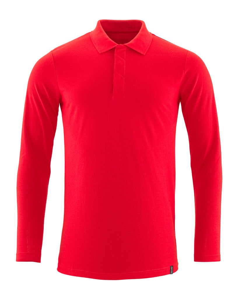 Mascot CROSSOVER  Polo Shirt, long-sleeved 20483 traffic red