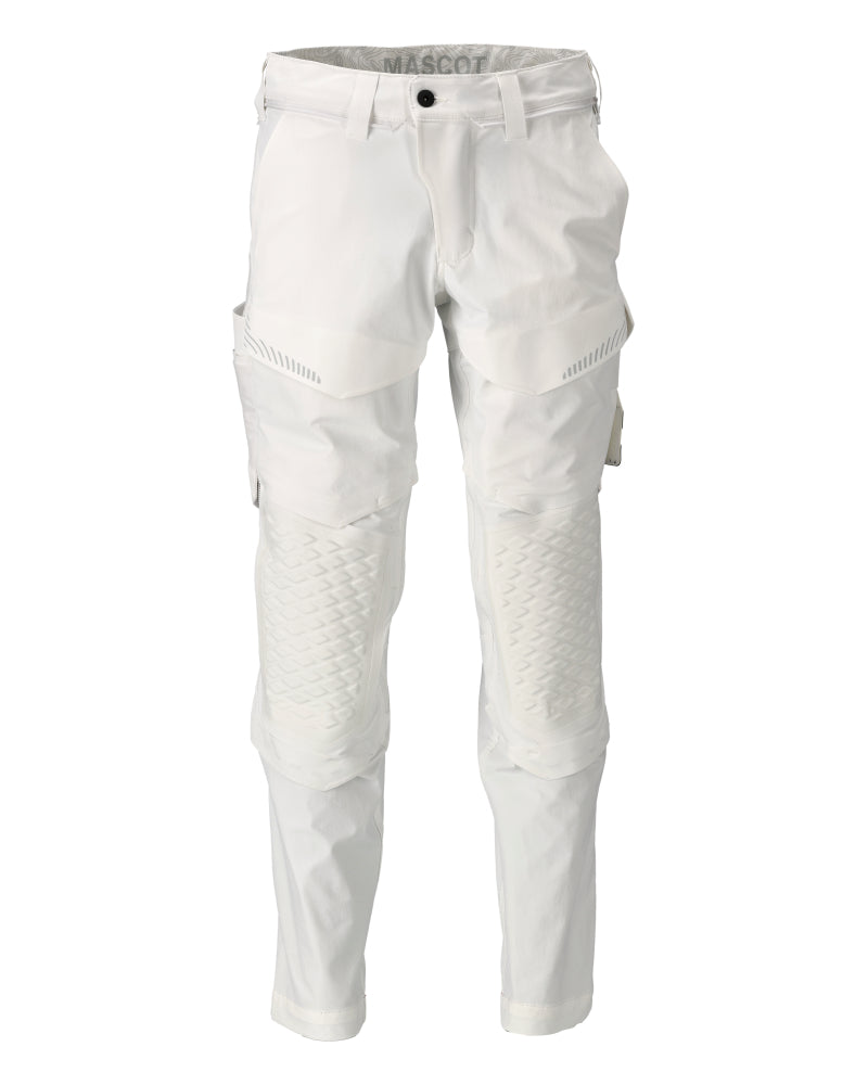 Mascot CUSTOMIZED  Trousers with kneepad pockets 22079 white