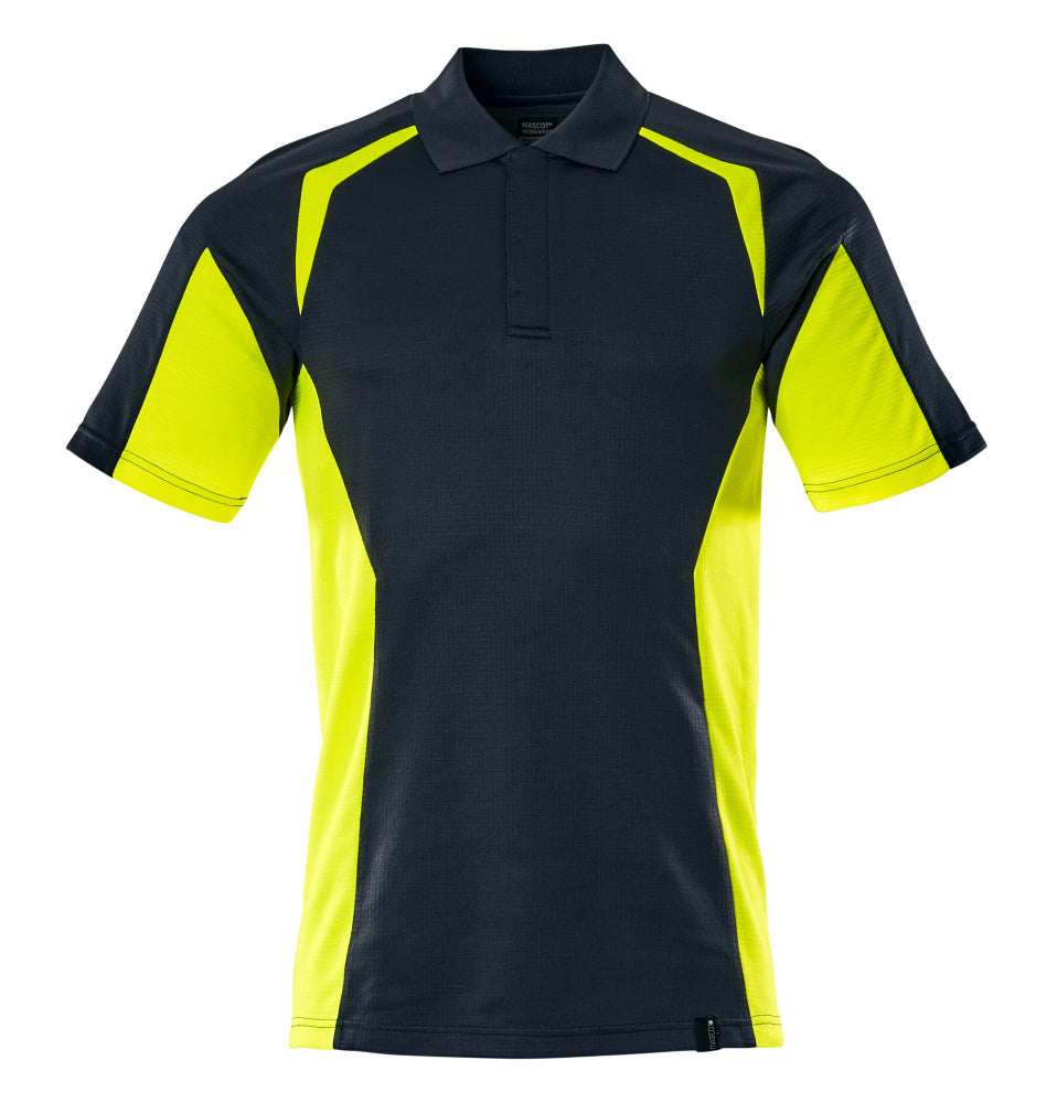 Mascot ACCELERATE SAFE  Polo shirt 22083 dark navy/hi-vis yellow