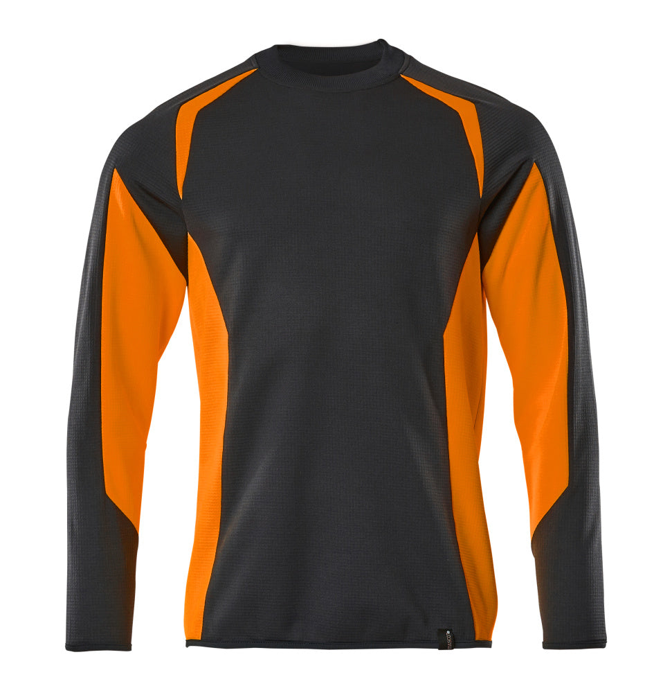 Mascot ACCELERATE SAFE  Sweatshirt 22084 dark navy/hi-vis orange