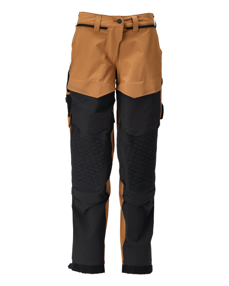 Mascot CUSTOMIZED  Trousers with kneepad pockets 22278 nut brown/black