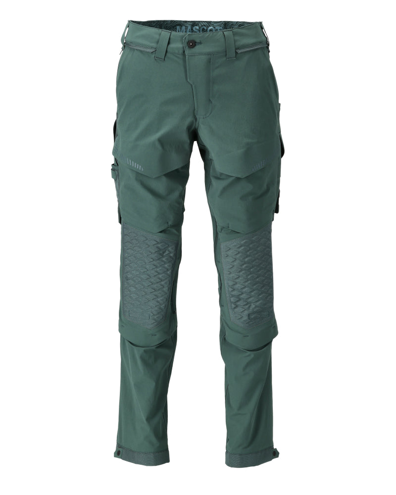 Mascotte PERSONNALISÉE Pantalon avec poches genouillères 22279 vert forêt