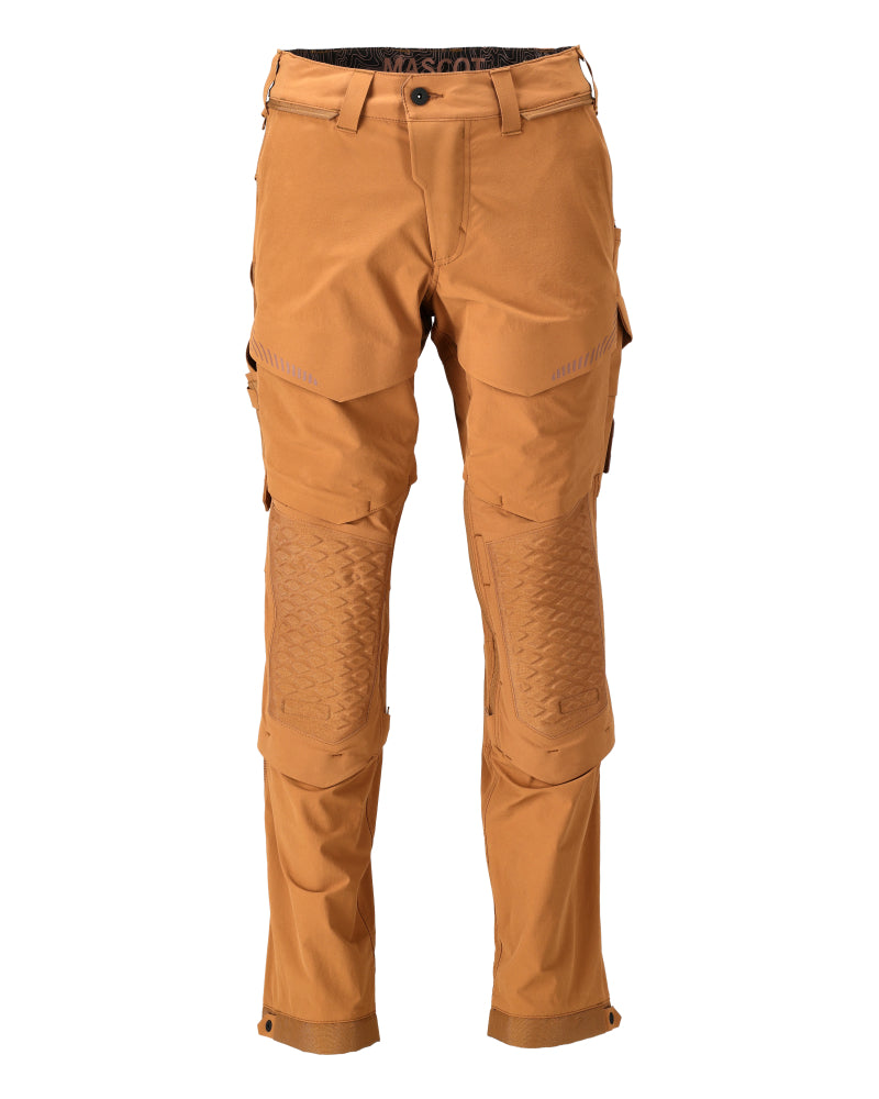 Mascot CUSTOMIZED  Trousers with kneepad pockets 22279 nut brown