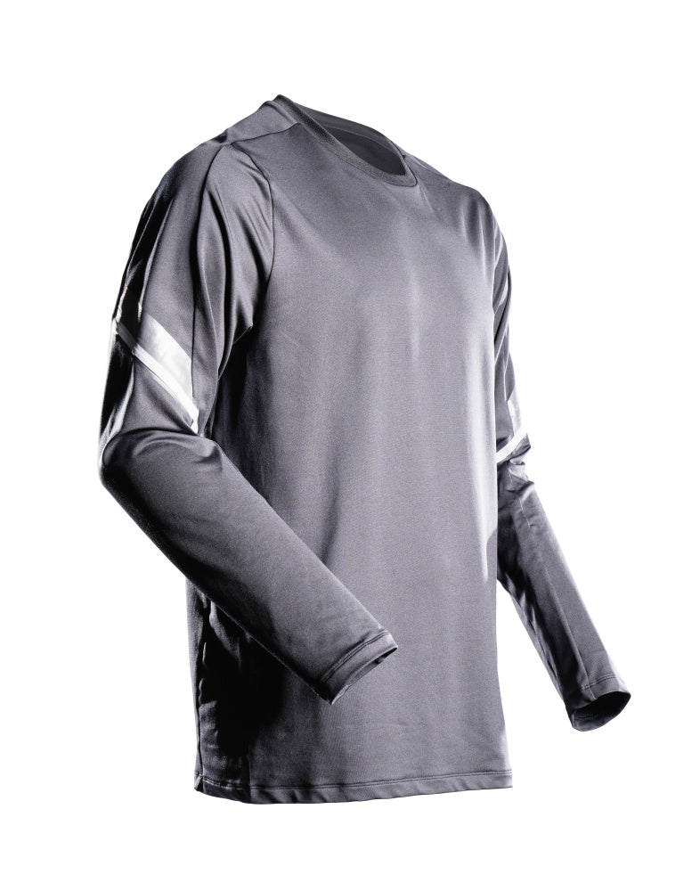 Mascot CUSTOMIZED  T-shirt, long-sleeved 22281 stone grey