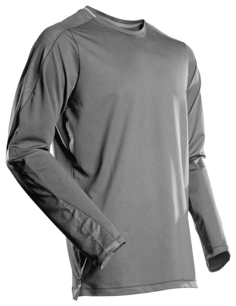 Mascot CUSTOMIZED  T-shirt, long-sleeved 22481 stone grey